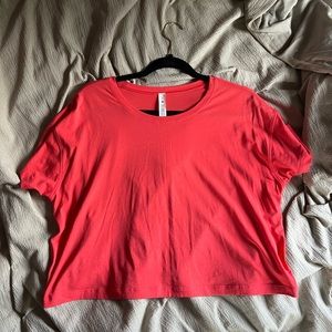 Lululemon cates tee pink punch